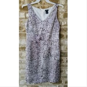 Ann Taylor SZ 10 Brown Sleeveless Sheath Dress